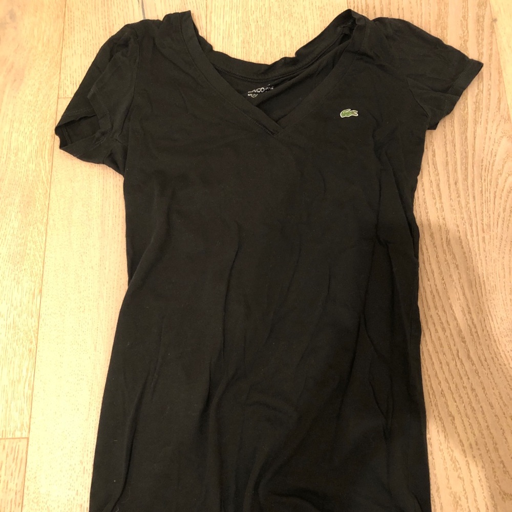 Cute Blank tight lacoste top!